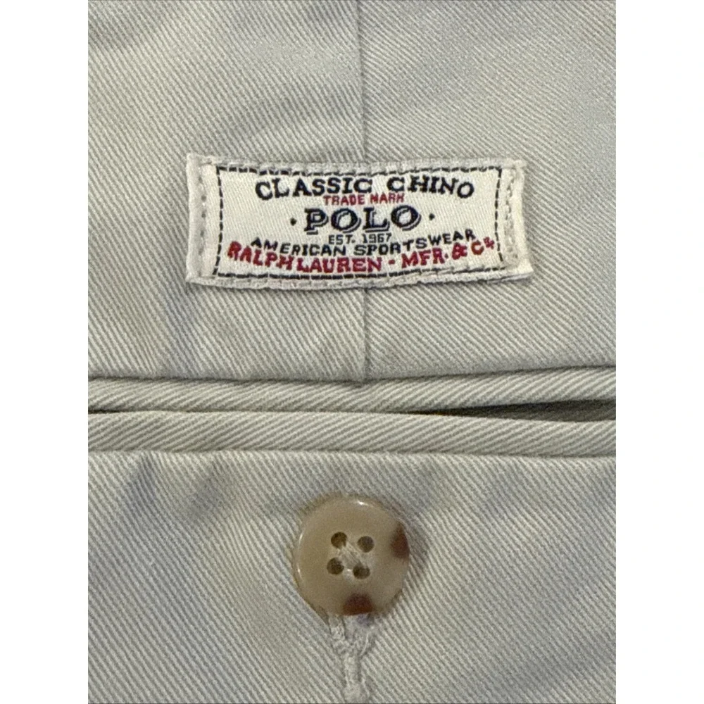 Vintage Polo Ralph Lauren Men's 36x30 Khaki Classic Chino Pants